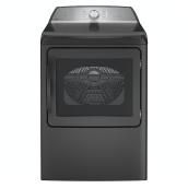 GE Profile Electric Dryer with Built-in Wi-Fi - 7.4-cu ft - Diamond Grey - ENERGY STAR®