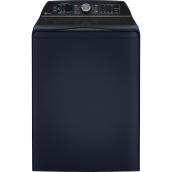 GE Profile 6.2-cu ft Top Load Washer - Sapphire Blue - Smart Wash