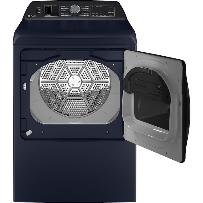 GE Profile 7.3-cu ft Wi-Fi Electric Dryer - Sapphire Blue