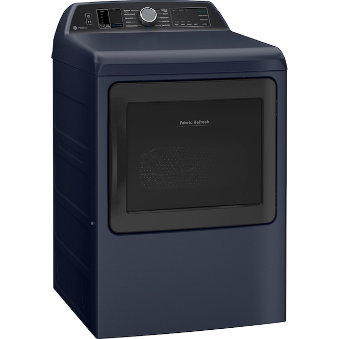 GE Profile 7.3-cu ft Wi-Fi Electric Dryer - Sapphire Blue