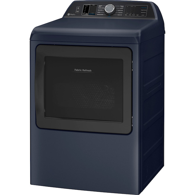 GE Profile 7.3-cu ft Wi-Fi Electric Dryer - Sapphire Blue