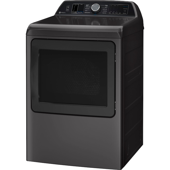 GE Profile 7.4-cu ft Wi-Fi Electric Dryer - Diamond Grey