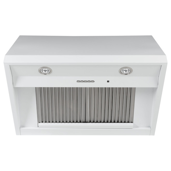 CAFE GE Café 36in White Commercial Range Hood 4 Speeds CVW93644PWM