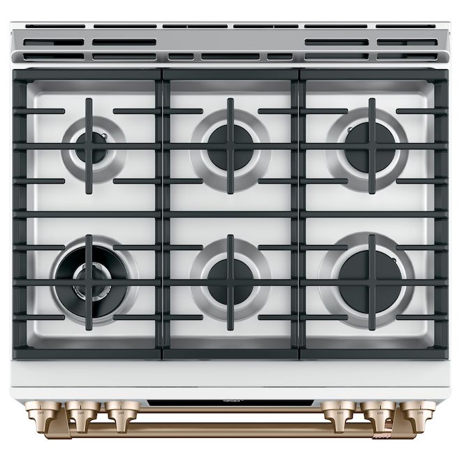 CAFE GE Café DoubleOven SlideIn 30in DualFuel Range NoPreheat