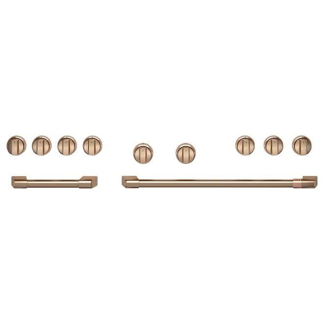 Café 48-in Professional Range Handle and Knob Set - Bronze