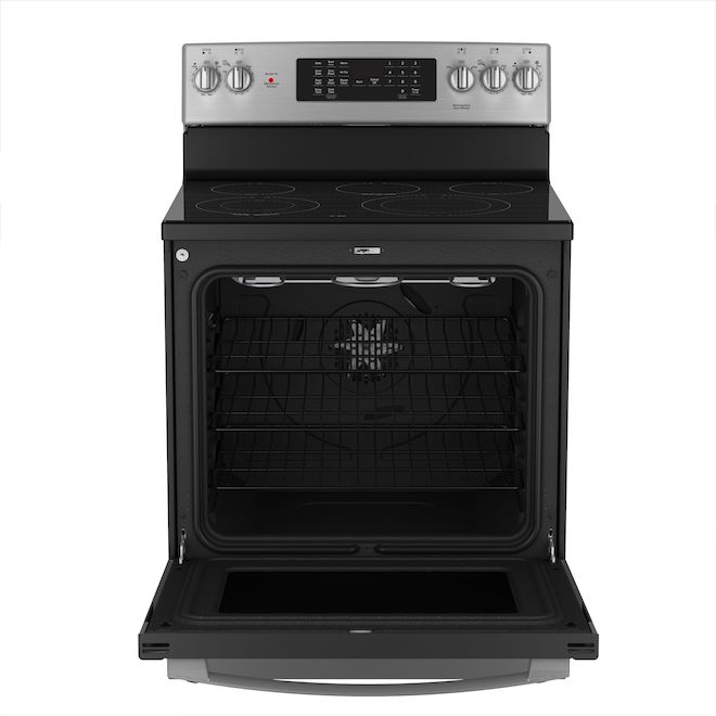 GE PROFILE GE 30in Sainless Steel Freestanding Electric Range with 5