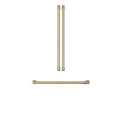 Café Handle Kit For Use With French Door Refrigerator (Brushed Brass) 3 Pieces