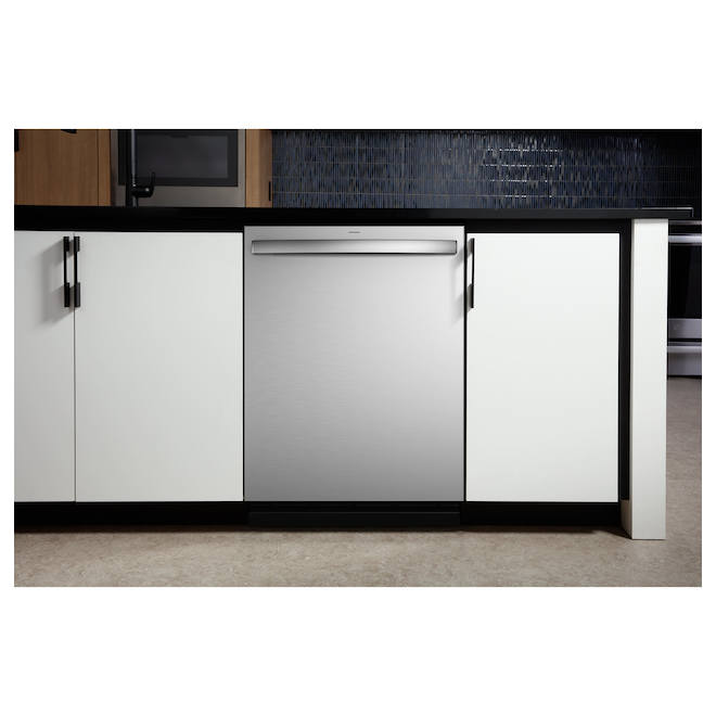 GE Profile 700 Series 3-Level 44-dB Hidden Controls 24-In Built-In Dishwasher Stainless Steel ENERGY STAR®