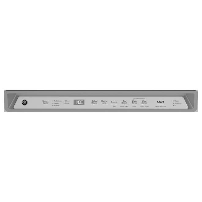 GE 600 Series 3-Level 47-dB Front Controls 24-In Built-In Dishwasher Two-Tone Grey ENERGY STAR®