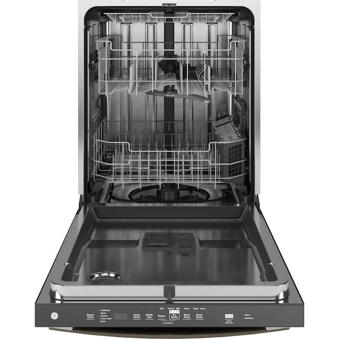 GE 600 Series 3-Level 47-dB Top Controls 24-In Built-In Dishwasher Slate ENERGY STAR®