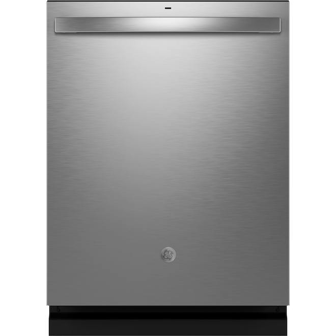 GE 600 Series 3-Level 47-dB Top Controls 24-In Built-In Dishwasher Stainless Steel ENERGY STAR®