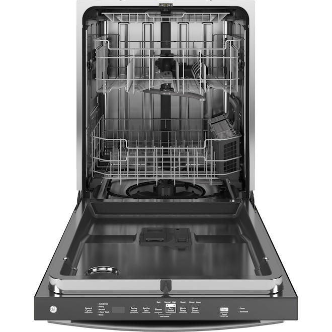 GE 600 Series 3-Level 47-dB Top Controls 24-In Built-In Dishwasher Stainless Steel ENERGY STAR®