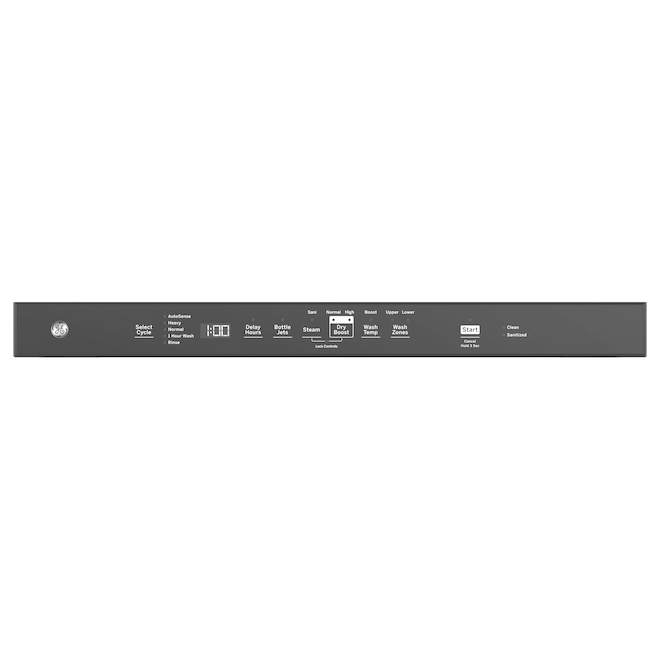 GE 600 Series 3-Level 47-dB Hidden Controls 24-In Built-In Dishwasher Stainless Steel ENERGY STAR®