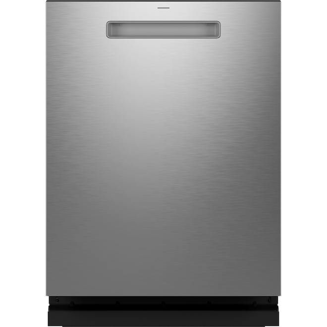 GE 600 Series 3 Level 47 dB Top Controls 24 In Built In Dishwasher Stainless Steel Energy Star