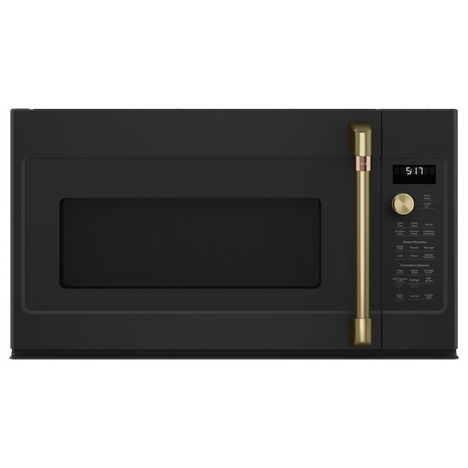 Café Brushed Brass Microwave Handle and Knob Kit