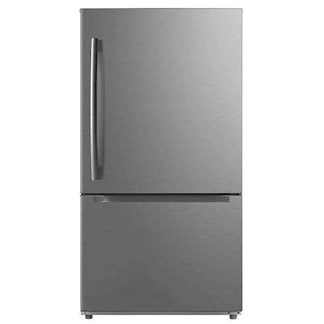 Moffat 18.6-ft³ Standard-Depth Bottom-Freezer Refrigerator in Stainless Steel ENERGY STAR®