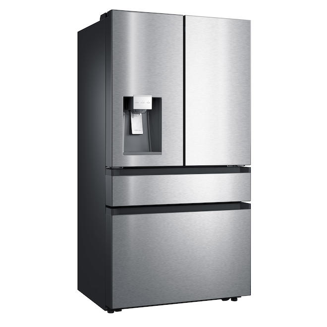 Moffat 36-in 21.6-ft³ Standard 4-Door Refrigerator Ice/Water Dispenser in Stainless Steel ENERGY STAR®