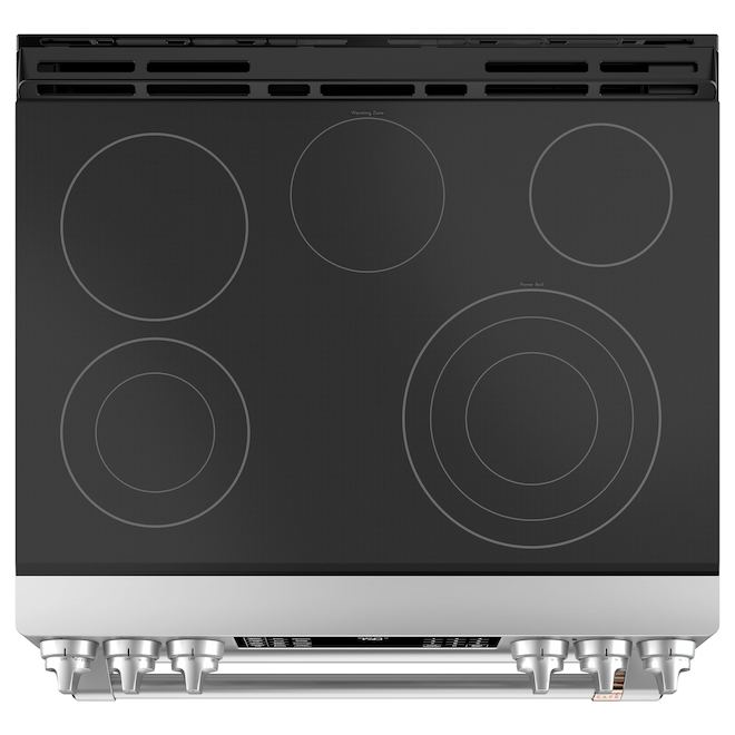 Café 30-in Smooth Surface 5-Element 4.3/2.4-Ft³ Convection Oven Built-In Dual Oven Electric Range