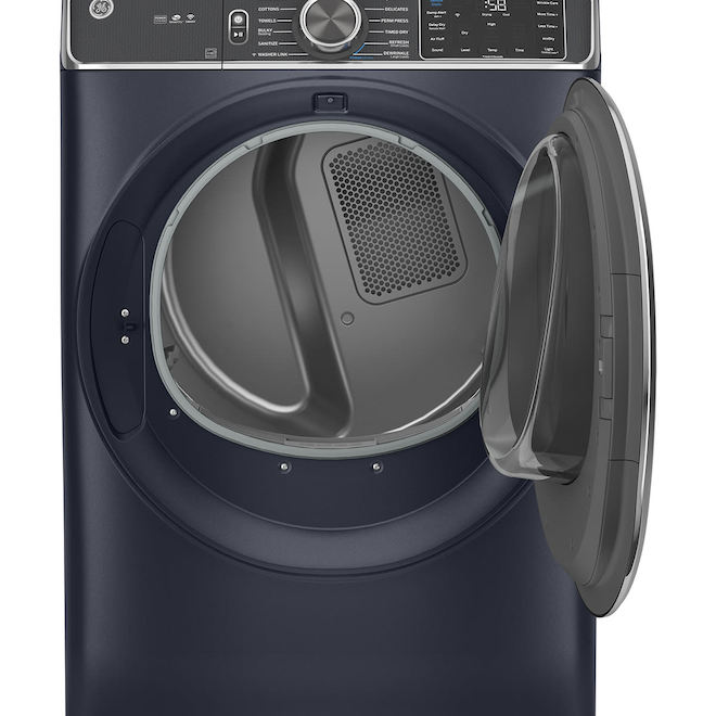 GE 7.8-ft³ Front-Load Vented Smart Electric Dryer - Black