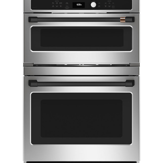 Café Wall Oven 2-Pc Stainless Steel Handle Set - Matte Black Finish