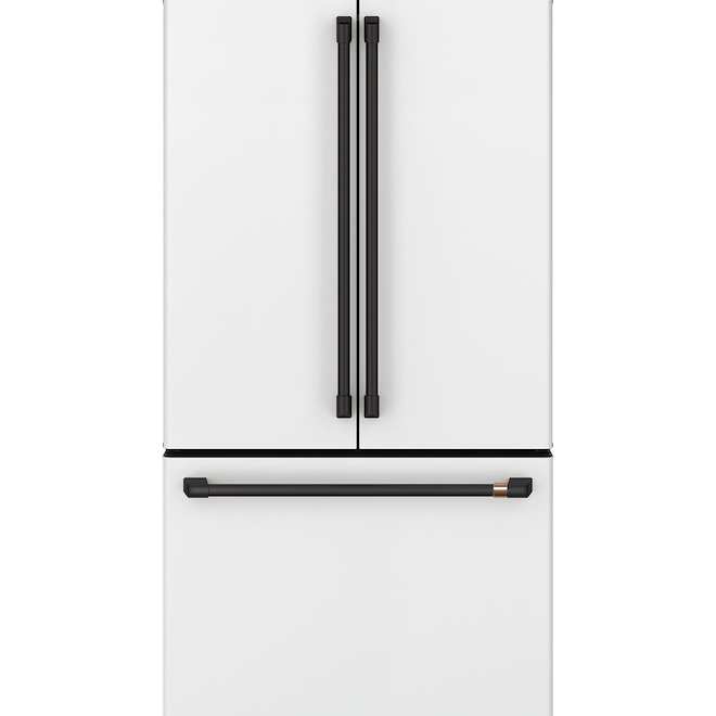 Café French Door Refrigerator  Stainless Steel 3-Piece Handle Set - Black