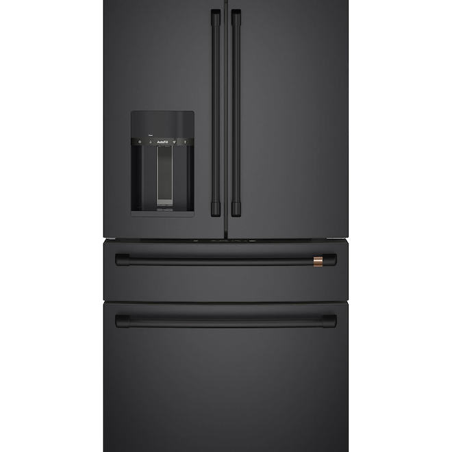 Café Black Stainless Steel 4 Door Refrigerator Handles - 4/Pk