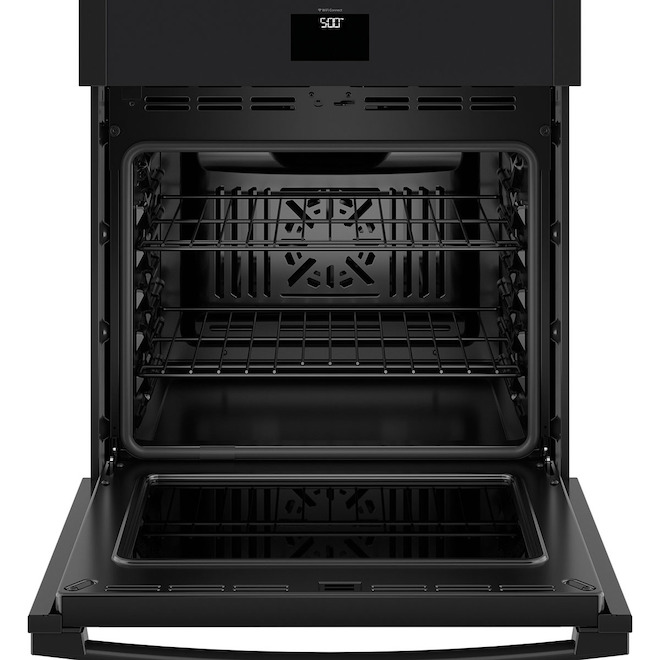 GE Electric Single Wall 4.3-cu.ft. Oven of 27-in - Black