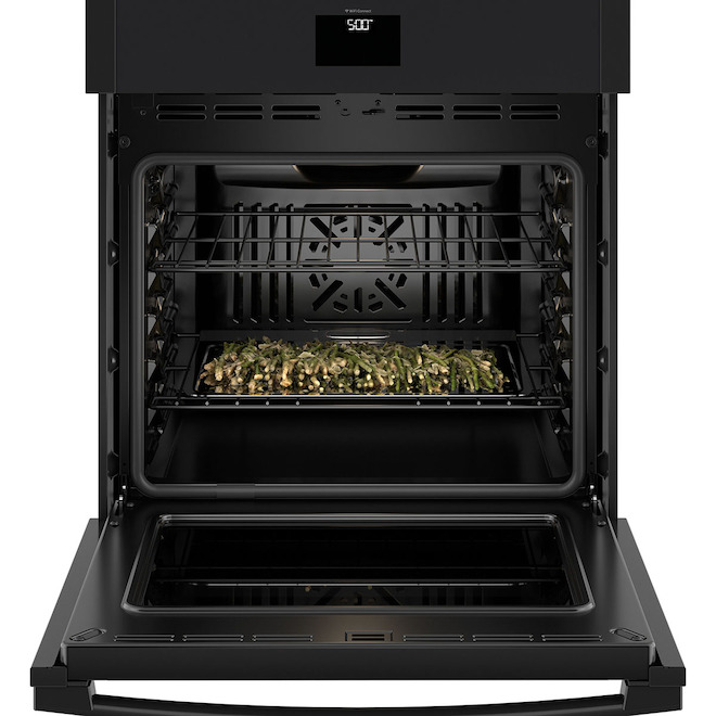 GE Electric Single Wall 4.3-cu.ft. Oven of 27-in - Black