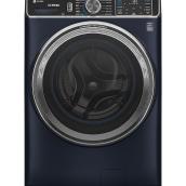 Profile 6.1 cu.ft. Smart Front Load Washer with Microban Technology - Sapphire Blue