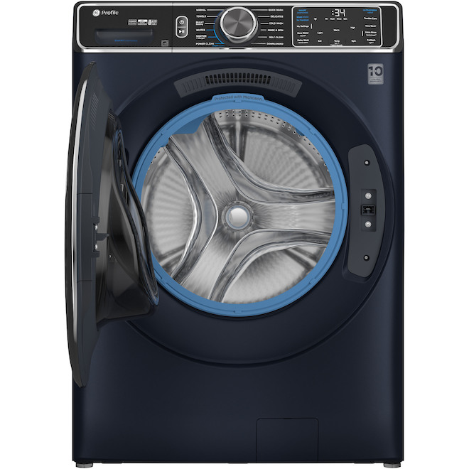 Profile 6.1 cu.ft. Smart Front Load Washer with Microban Technology - Sapphire Blue