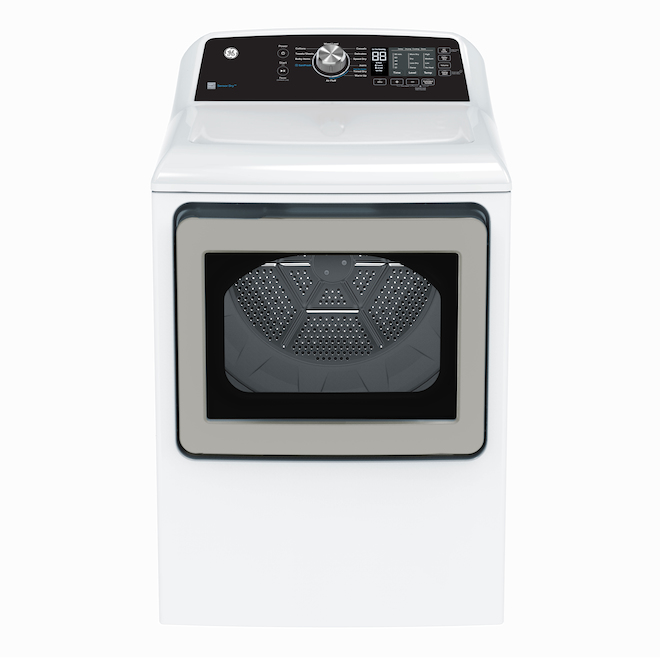 GE Appliances 7.4-ft³ Vented Gas Dryer with Sensor Dry- White