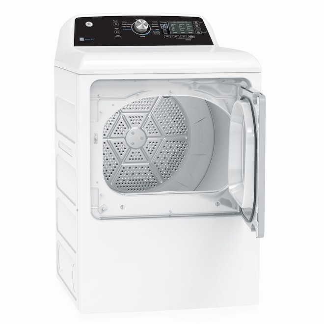 GE Appliances 7.4-ft³ Vented Gas Dryer with Sensor Dry- White