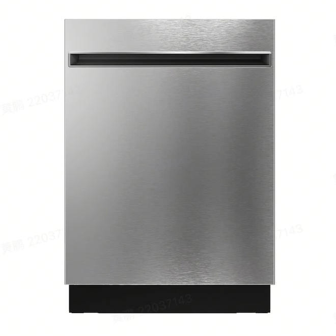 GE 24-in 50 dB Hidden Controls Built-In Dishwasher - Stainless Steel