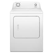 Whirlpool LDR3822HQ 24 Inch Compact Electric Dryer w/ 3 Automatic Cycles &  Gentle Heat System: White