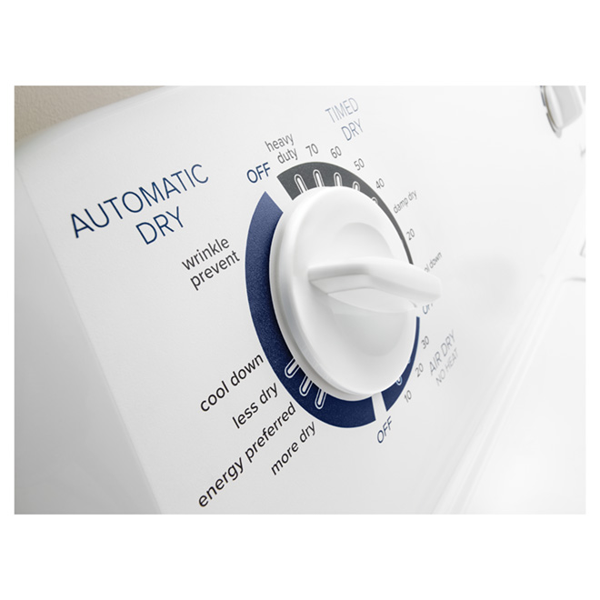 29in Gas Dryer - 6.5 cu. ft. - White