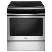 Cuisinière électrique encastrée Whirlpool, 4,8 pi³, 30 po, acier inoxydable, fonction autonettoyante