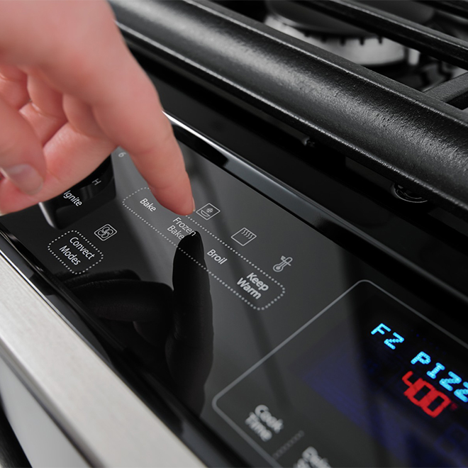 Cuisinière électrique encastrée à convection Whirlpool, fonction