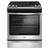 Cuisinière au gaz Whirlpool à convection, 5,8 pi³, 30 po, acier inoxydable