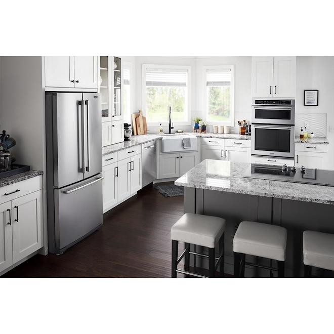 Maytag French Door Refrigerator 33in 22cu ft Stainless Steel MFF2258FEZ RONA