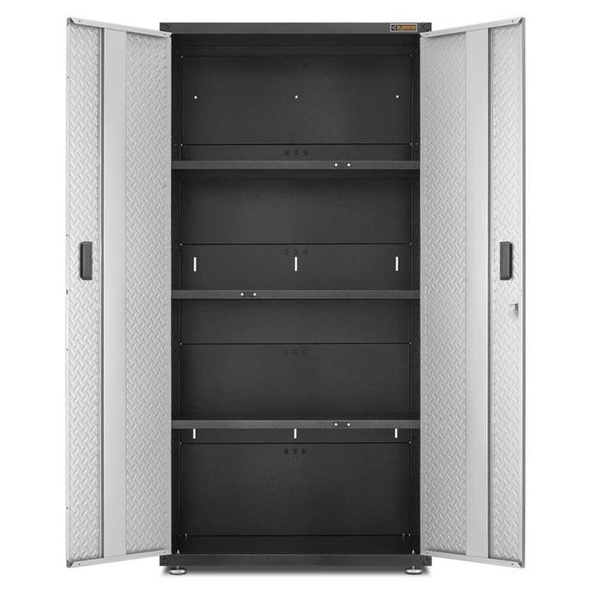Cabinet for Garage - 36'' x 72'' x 18'' - Diamond Plated
