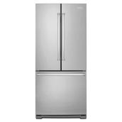 Réfrigérateur à portes françaises KitchenAid, 30 po, 20 pi³, acier inoxydable