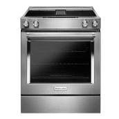 KitchenAid Built-in Self-Cleaning Electric Range - Ventilation System - 6.4-cu ft - 30-in - Stainless Steel