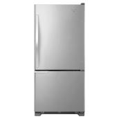 Bottom-Freezer Refrigerator - 30" - 19 ftÂł - Stainless Steel
