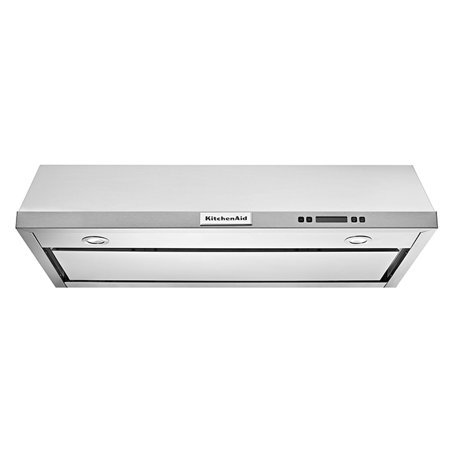 KitchenAid Under-Cabinet Range Hood - 30-in - 600 CFM - 4 Speeds - Stainless Steel