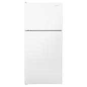 Réfrigérateur à congélateur supérieur Amana, 2 bacs à humidité contrôlée, 18 pi³, 30 po, blanc