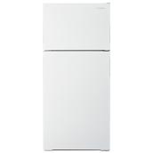 Amana Top-Freezer Refrigerator with Optional Ice Maker Kit - 28-in - 14-cu ft - White