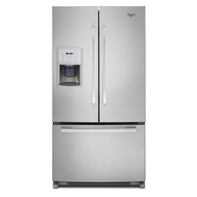 Whirlpool French Door Refrigerator - 36-in - Stainless Steel WRF550CDHZ ...