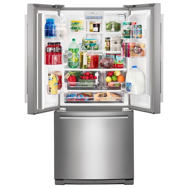 French-Door Refrigerator - 30" - 20 cu. ft - Stainless Steel