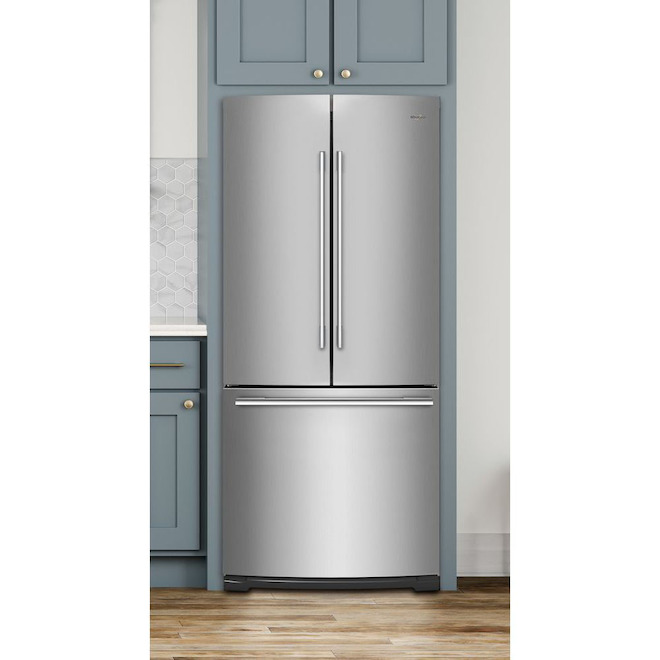 French-Door Refrigerator - 30" - 20 cu. ft - Stainless Steel