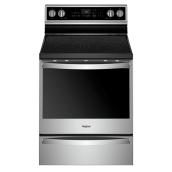 Whirlpool Electric Smart Range - Scan-to-Cook Function - 6.4-cu ft - Stainless Steel